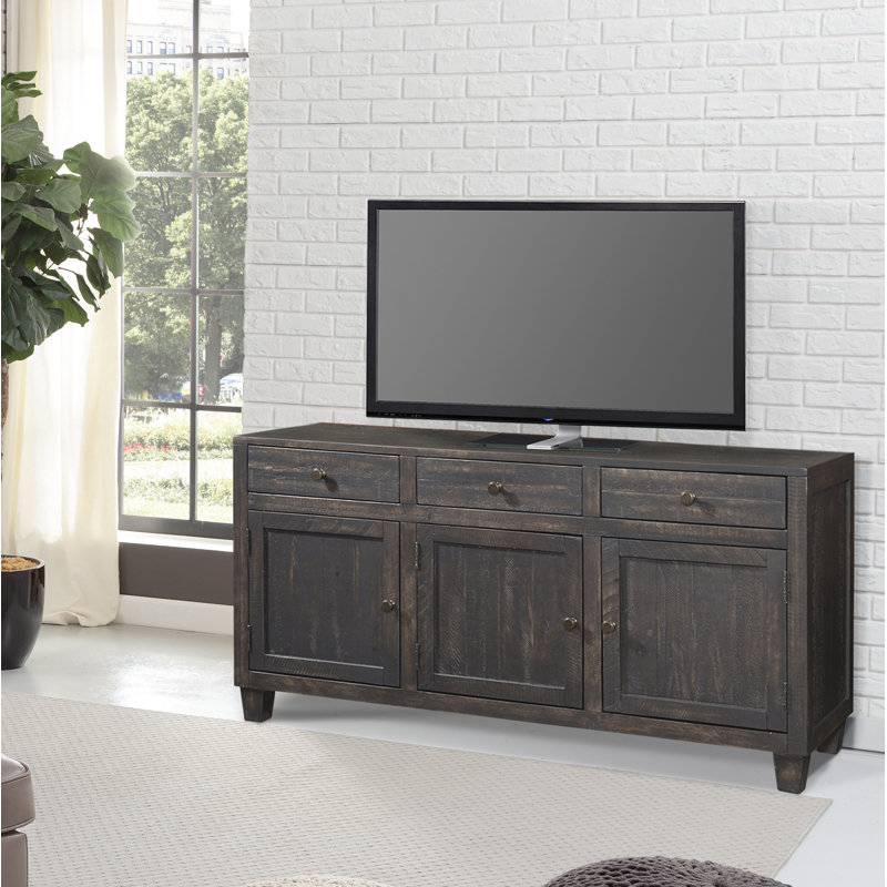 Gracie Oaks Raycliff Solid Wood TV Stand for TVs up to 65 inches Wayfair
